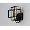 Maxim Lighting Liner 1-Light " Wide Black / Satin Brass Wall Sconce 10241BKSBR - alternate 2